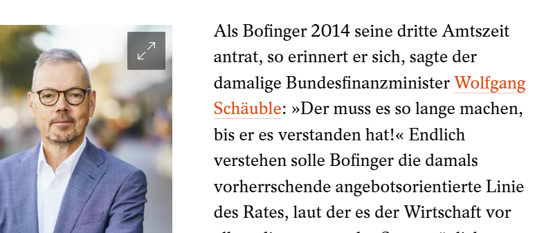 David Böcking (@boeckingd) on Twitter photo Zerlegt sich nach der Ampel auch der <a href="/SVR_Wirtschaft/">Sachverständigenrat Wirtschaft</a>? Ich habe mich mit dem schweren Konflikt zwischen den Wirtschaftsweisen, ihrer Rolle und Geschichte beschäftigt. Und bei der Gelegenheit gemerkt, dass mir der trockene Humor von Wolfgang Schäuble fehlt.
spiegel.de/wirtschaft/soz… Zerlegt sich nach der Ampel auch der <a href="/SVR_Wirtschaft/">Sachverständigenrat Wirtschaft</a>? Ich habe mich mit dem schweren Konflikt zwischen den Wirtschaftsweisen, ihrer Rolle und Geschichte beschäftigt. Und bei der Gelegenheit gemerkt, dass mir der trockene Humor von Wolfgang Schäuble fehlt.
spiegel.de/wirtschaft/soz…