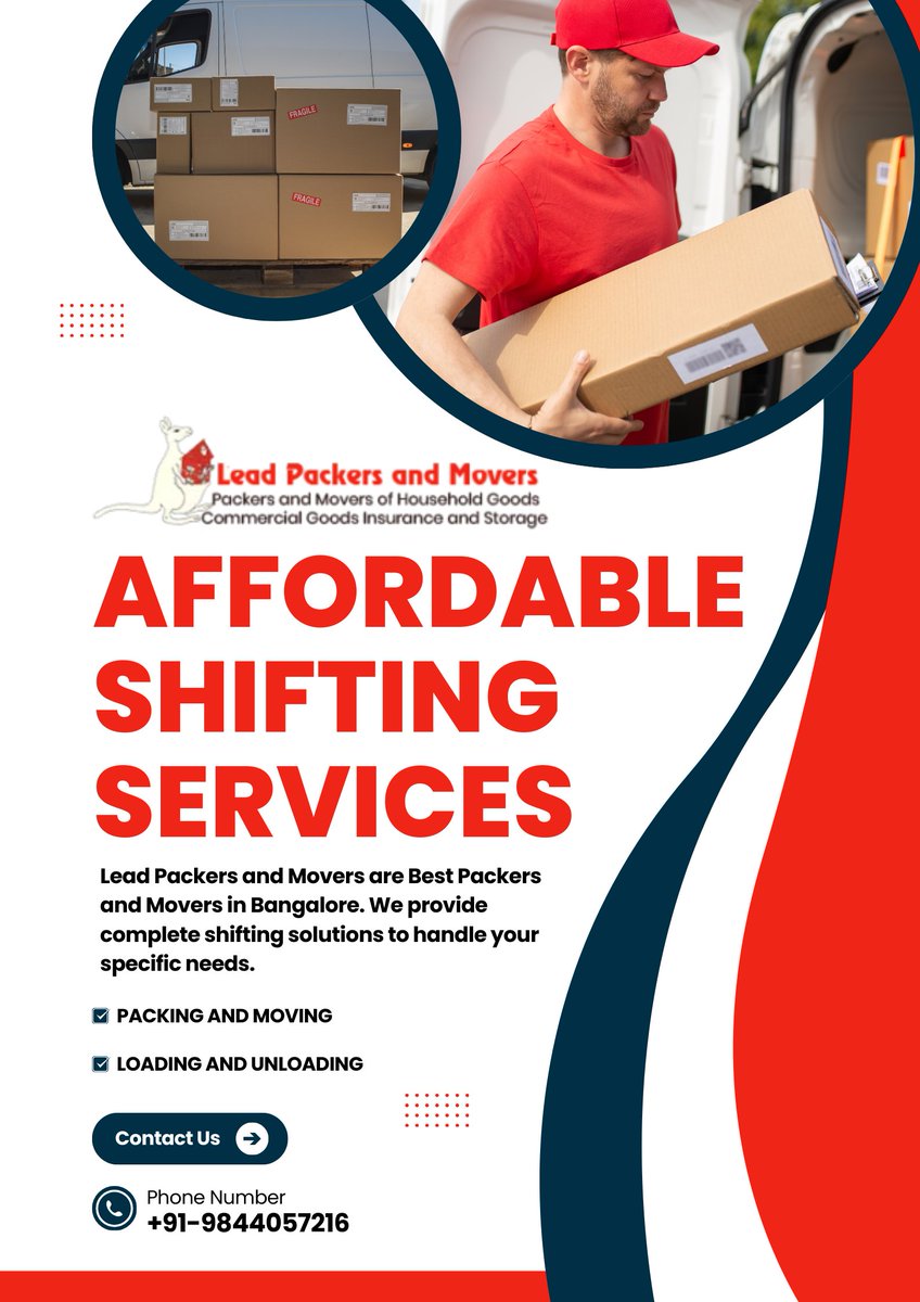 LeadpackersMove's tweet photo. We are also an IBA approved Packers And Movers in Bangalore. Our transportation services are fast and reliable because we have our own vehicles. 
Mobile No: +91-9844057216 
Address:  Koramangala, Bengaluru, Karnataka 56006 https://t.co/8nQjFq5IEE