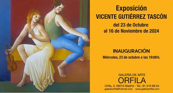 GaleriaOrfila's tweet photo. Gracias @TresacoFunda por RT #exposición de Vicente Gutiérrez Tascón https://t.co/dwCuv4NEc5 #pinturafigurativa #figurativepainting #realismomágico #magicalrealism #neoclasicismo #neoclassicism #postcubismo #postcubism https://t.co/Sx75vOhFUi