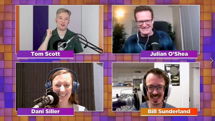 EPISODE 109: The blue room. Featuring <a href="/julianoshea/">Julian O'Shea</a>, Dani Siller and Bill Sunderland (@EscThisPodcast). Listen via any podcast provider or lateralcast.com/episodes/109.