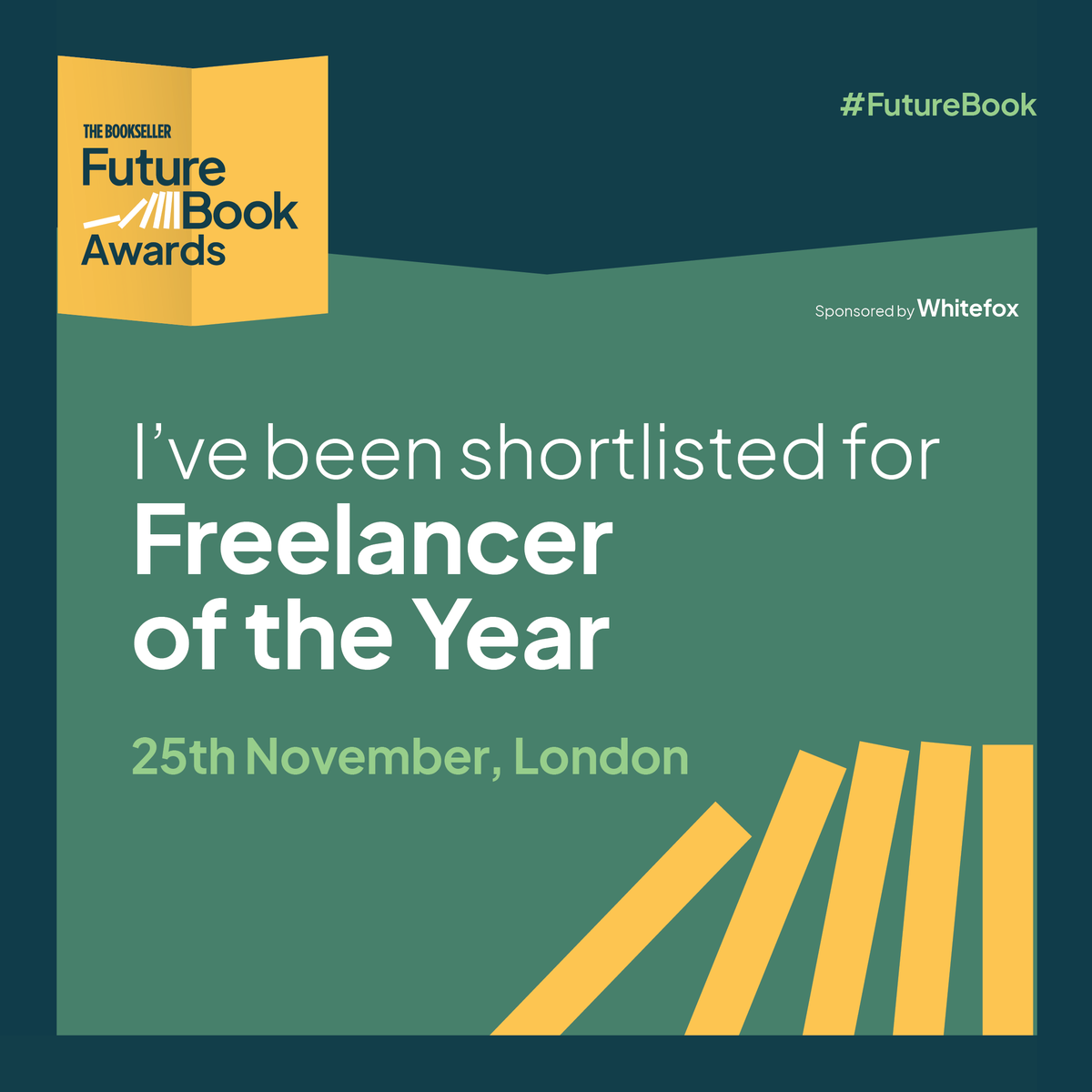 ECoxMarketing's tweet photo. What an honour!
#FutureBook https://t.co/GVyW077kFf