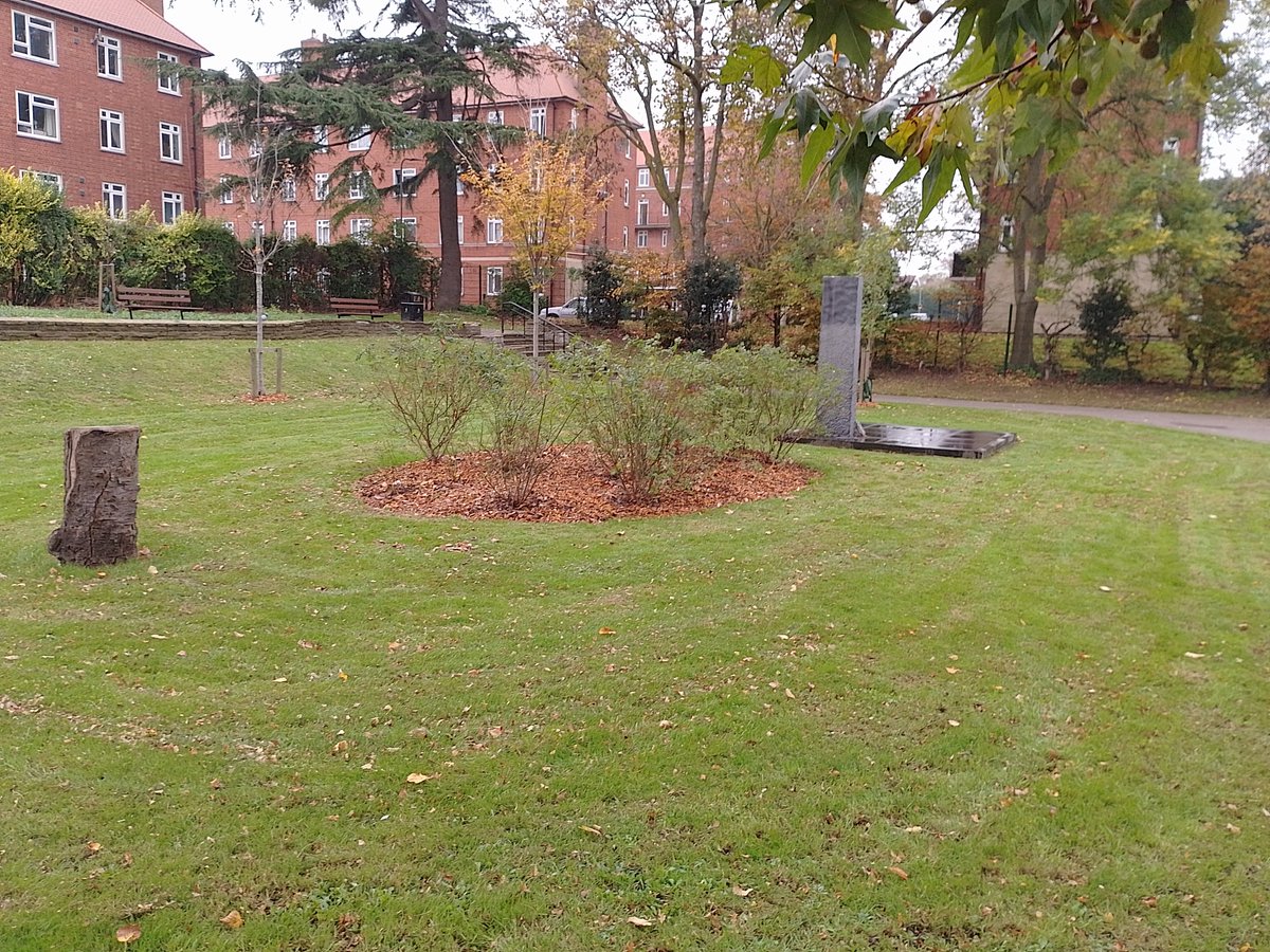 Thank you so much to all the volunteers from Streatham Common Co-op and CSV who have painted benches and railings, cleaned memorials, cleared leaves, picked litter, and weeded and mulched the borders in Streatham Memorial Gardens in advance of Remembrance Sunday.