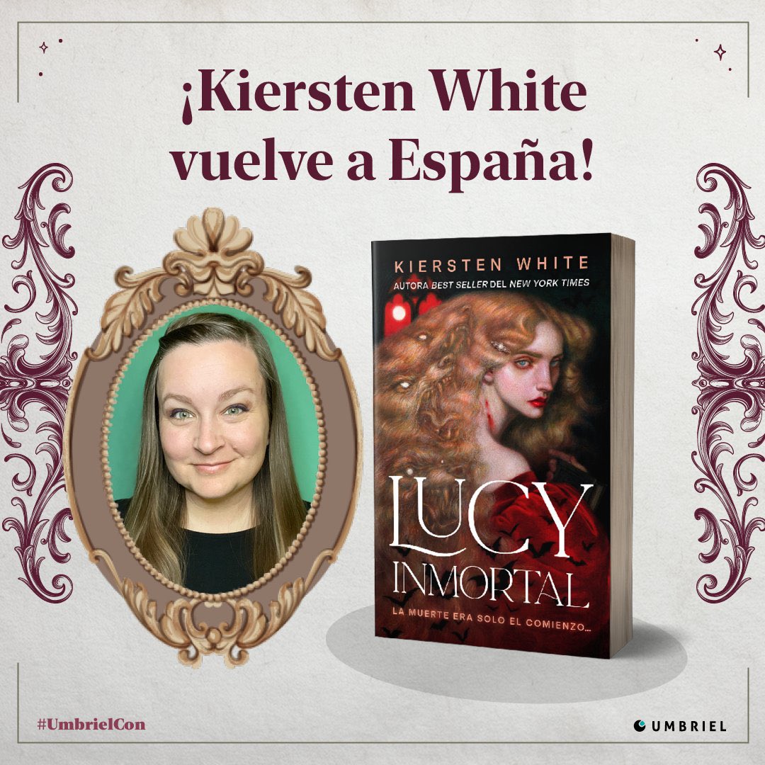 UniversoDSilvia's tweet photo. ⚠️ATENCIÓN⚠️

La autora @kierstenwhite, #LucyInmortal y #MisterMagic, vuelve a España en marzo gracias a @umbrieleditores. Visitará:

-Barcelona: Sábado 15 de marzo en el Crush Fest 2025
-Madrid: Pronto más información. https://t.co/5JAiC03589
