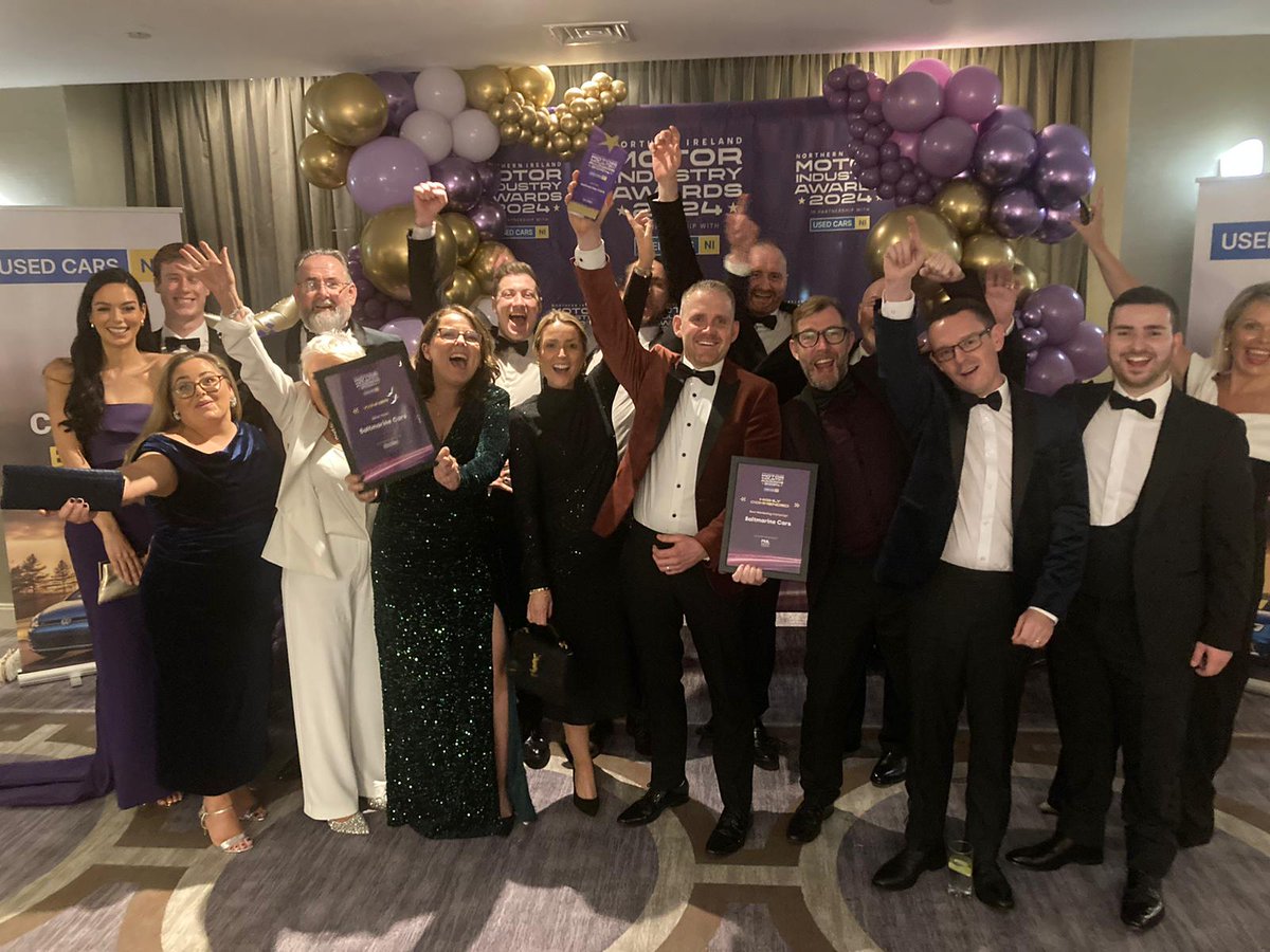 🎉 Another night of success for Saltmarine at the NI Motor Industry Awards 2024!

🏆 WINNER - Sales Team of the Year
🥈 High Commended - Marketing Campaign of the Year

Well done to all of our amazing staff and congratulations to all of the other finalists and winners. 👏👏👏