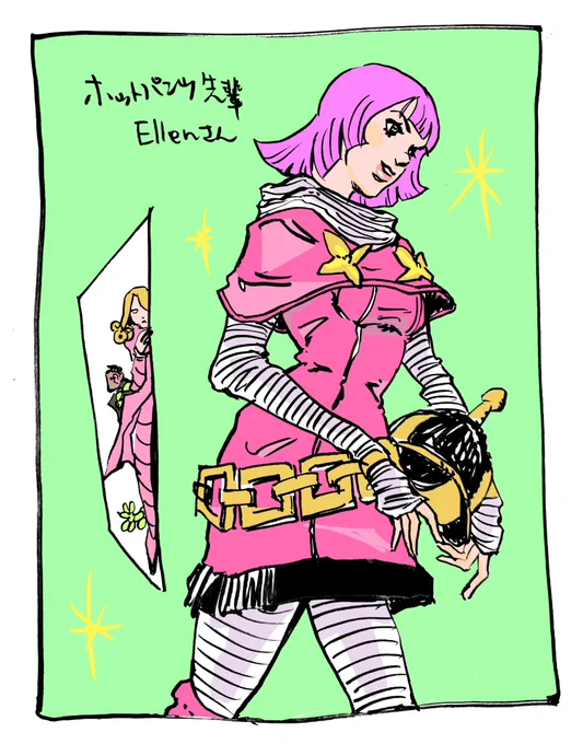 Ellenさん(@Lbe4tVsDoq99678 )のリクエストでホットパンツ!
#jjba #jjbafa 