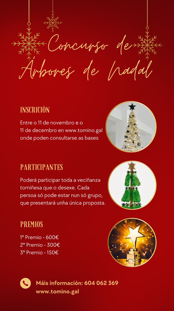 O NADAL MÁIS ESPECIAL

Bases e inscrición: tomino.gal/concurso-de-ar…