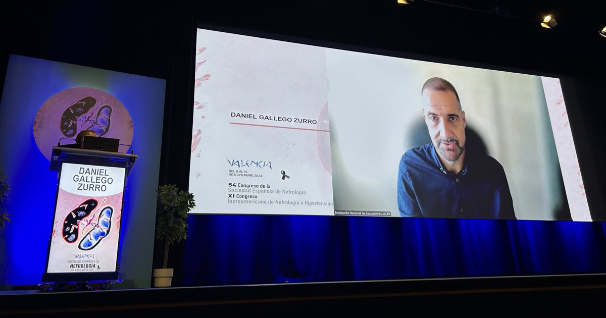 Wise and touching words from <a href="/danizurro/">Dani gallego</a> : renal patients are most vulnerable in catastrophes. Solidarity in #Valencia has saved renal patients. Preparedness is key; societies and governments should lead this. #mudinourhearts 🙏🏼
<a href="/SENefrologia/">S.E.N. Nefrología</a> <a href="/ERAkidney/">ERA - European Renal Association</a>