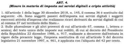 L'ennesimo capolavoro di autolesionismo fiscale all'italiana. Col 3% di web tax sui ricavi (non sull'utile!) riusciamo nell'impresa titanica di:

Affossare le startup digitali nazionali prima ancora che imparino a camminare
Regalare altro vantaggio competitivo ai colossi esteri