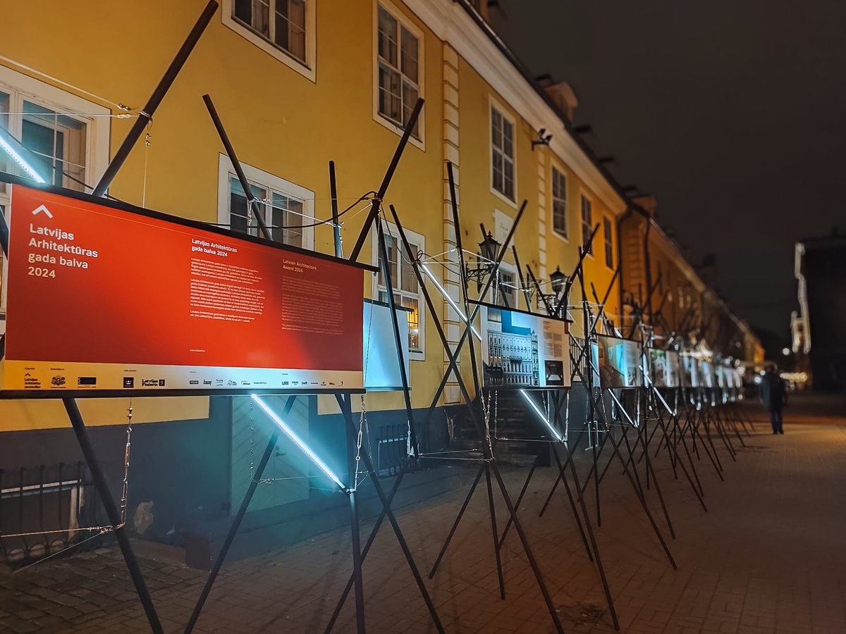 Vecrīgā skatāma Latvijas Arhitektūras gada balvas 2024 izstāde archidea.lv/lv/news/articl…