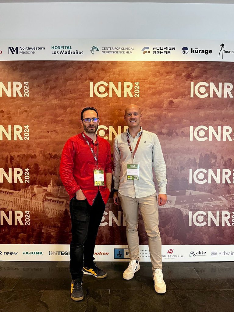 🎓 Nuestros profesores Julio Gómez-Soriano y Diego Serrano Muñoz estuvieron en el Congreso Internacional de Neurorrehabilitación 2024 en Segovia, presentando su trabajo en estimulación espinal. 🌐✨ ¡Felicidades! 👏