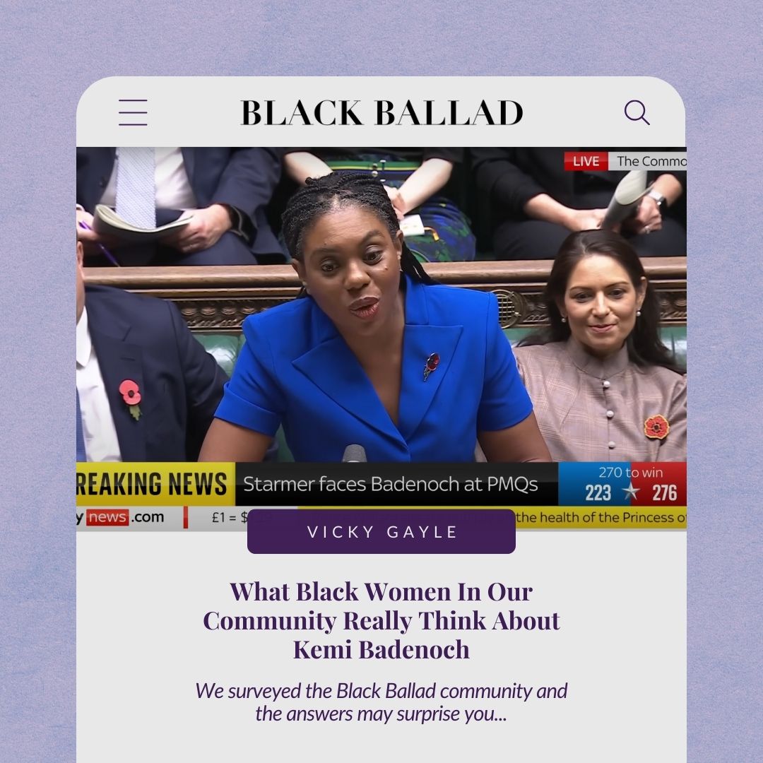 ❤️🔥ALL THAT WE’VE GOT❤️🔥 OUT NOW (@jendella) on Twitter photo My love letter to Kemi Badenoch is this week's <a href="/BlackBalladUK/">Black Ballad</a> editorial 😘
blackballad.co.uk My love letter to Kemi Badenoch is this week's <a href="/BlackBalladUK/">Black Ballad</a> editorial 😘
blackballad.co.uk