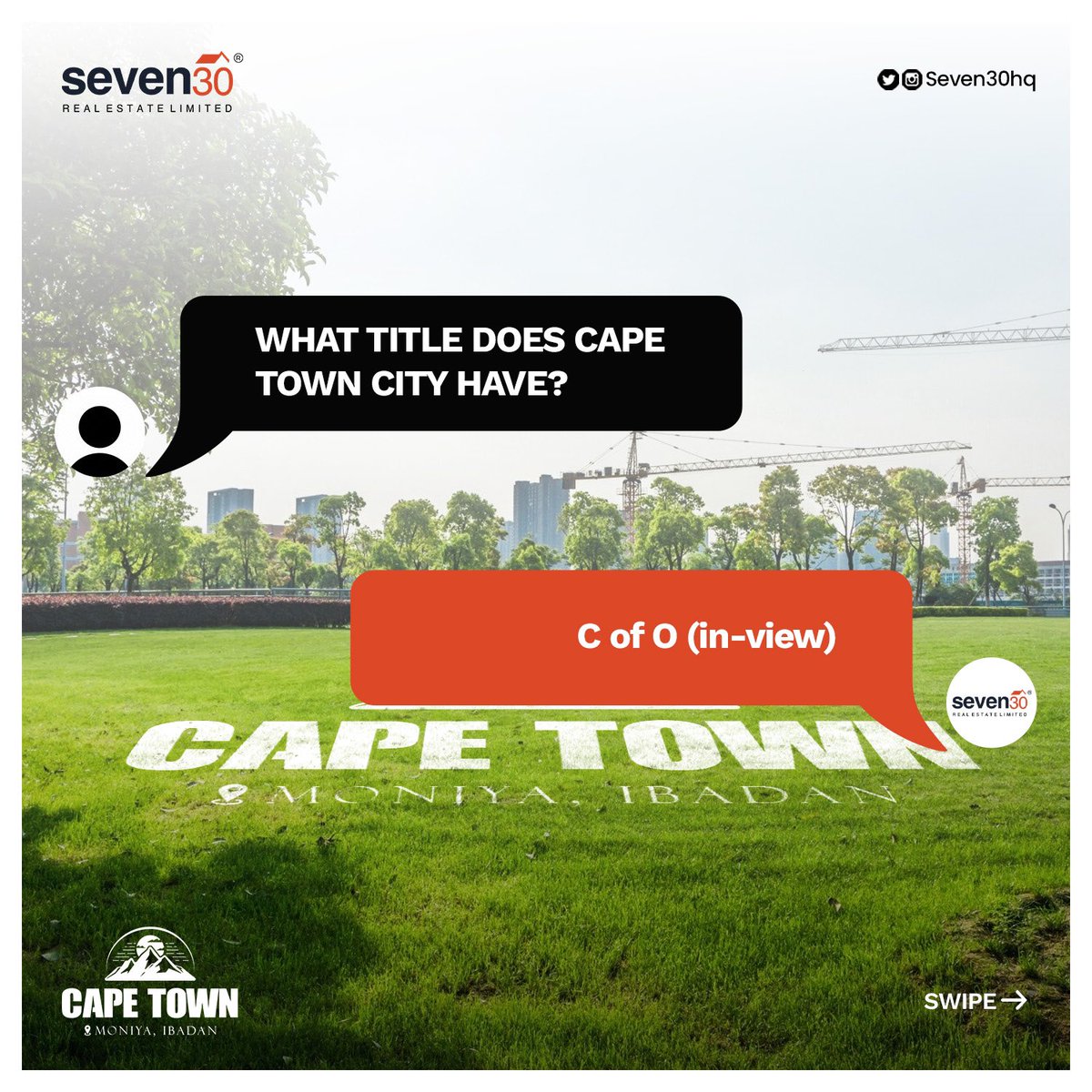 Seven30hq's tweet photo. Making an informed decision can never be overemphasized, which is why we are bringing some FAQs to you 👍
Stay tuned to get more info about your investment 😊

#seven30 #realestate #investment #landinibadan 
#prelaunchoffer #landinmoniya https://t.co/QHUftNwGdj
