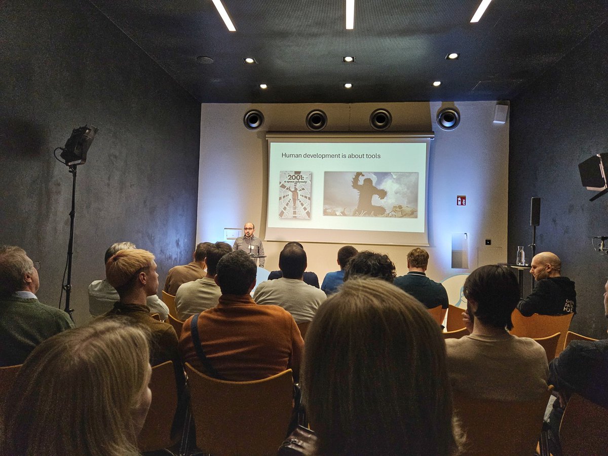 brrossi75's tweet photo. Software Engineering Automation: From early tools to Generative AI and beyond by Jorge Melegati  #SFSCON24 at #NOITechpark #FreeSoftware #OpenSourceSoftware https://t.co/QiHWQ1MCwS