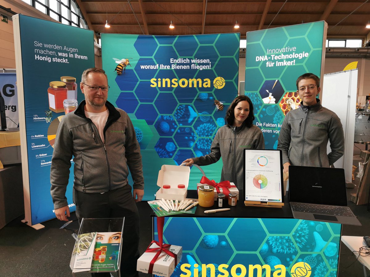 Eurobee 2024 und wir, Nicht verpassen: heute um 14:00 im Saal Rom: DNA Analysen zur Qualitätssicherung von Honig. Namhafte Expert:innen kommen zu Wort