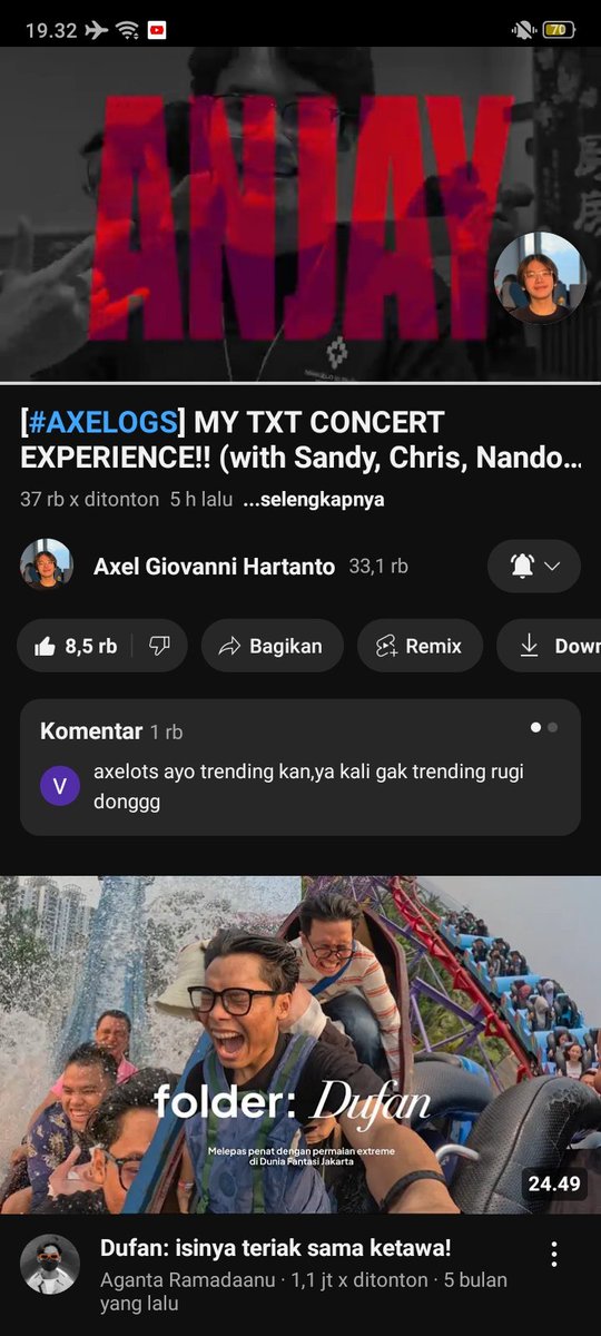 Dysaf_'s tweet photo. @gtaegyu @lotsofthof nontonnya baru kemaren karna hectic habis wisuda, tapi udah rewatch berkali² dan ngga bosen karna anaknya gemes🤏 #AXELOTS #AXELOGS https://t.co/d82gKDdhWe