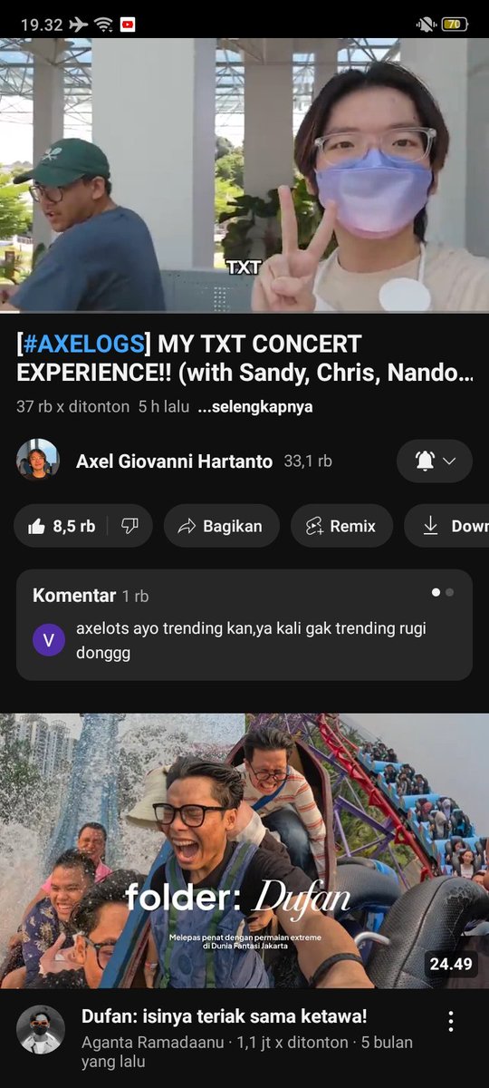 Dysaf_'s tweet photo. @gtaegyu @lotsofthof nontonnya baru kemaren karna hectic habis wisuda, tapi udah rewatch berkali² dan ngga bosen karna anaknya gemes🤏 #AXELOTS #AXELOGS https://t.co/d82gKDdhWe