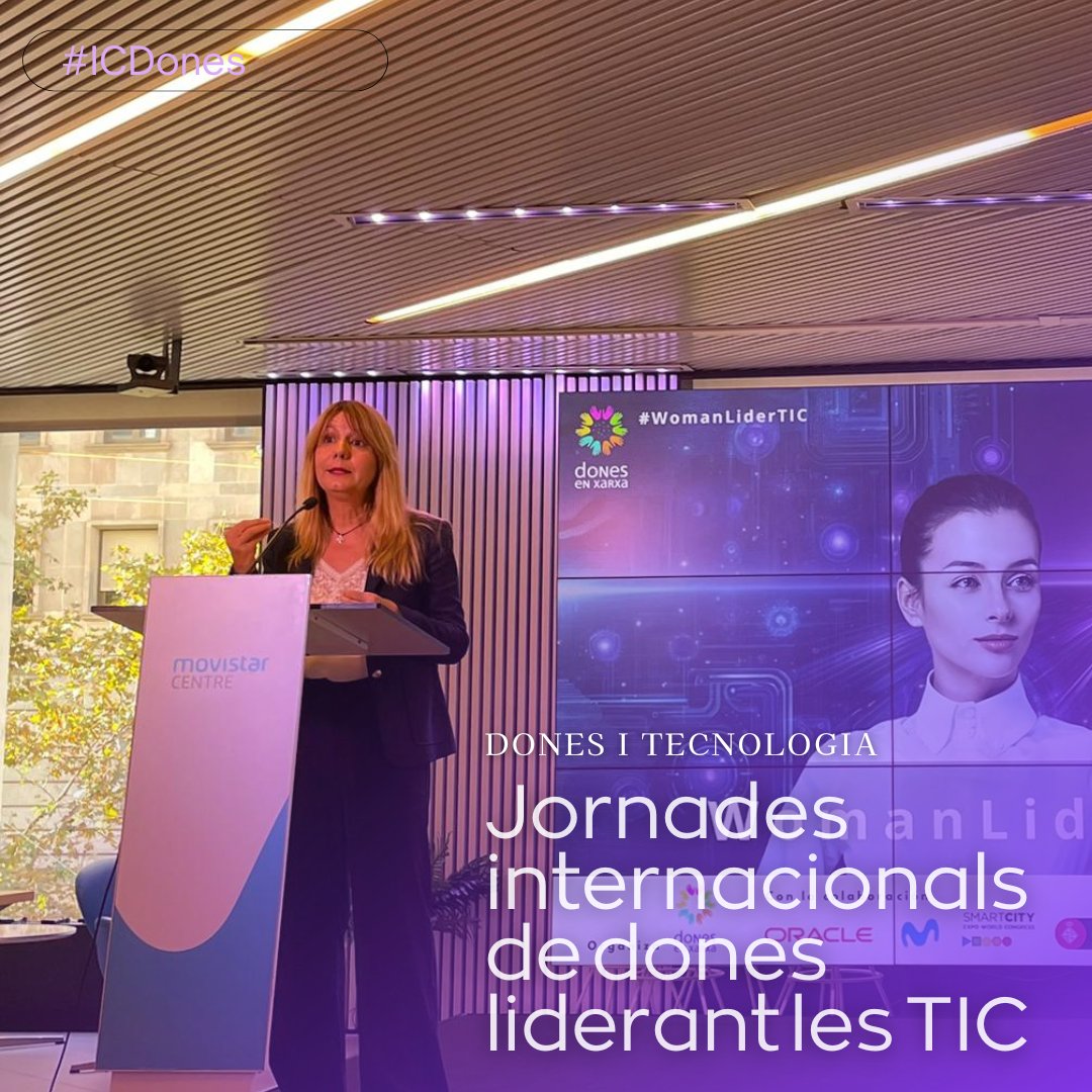 La presidenta de l’ICD @sonyaguerralpz ha participat en les jornades #WomanLiderTIC de <a href="/donesenxarxa/">Dones en Xarxa</a>, on ha destacat que, tot i la infrarepresentació de dones al sector, "no només formen part de la transformació digital, sinó que l’estan impulsant"