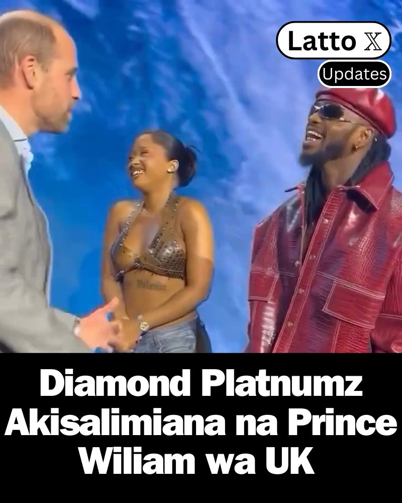 Hapa Prince william,

The Future King of U.K (Uingereza)

Alikuwa anamwambia Diamond Amependa namna Anavyocheza 😂😂😂😂😂😂😂

Angalia Mwenyewe....

Video kwa Comments👇