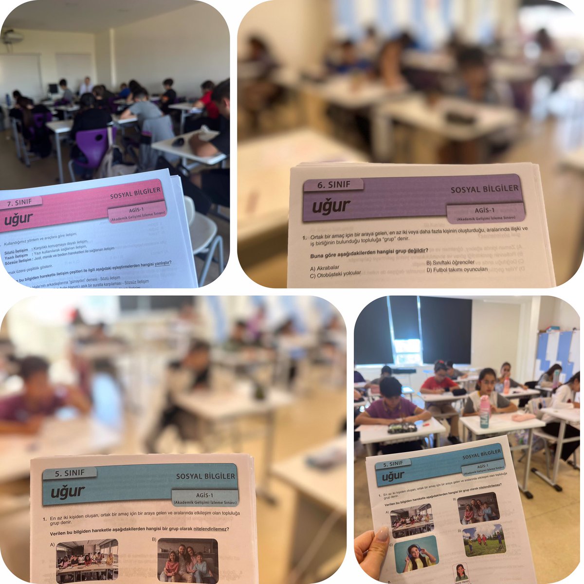 5. 6. Ve 7.sınıf öğrencilerimiz AGİS-1 (Akademik Gelişim İzleme Sınavına) girdiler. Tüm öğrencilerimize başarılar dileriz. 📝