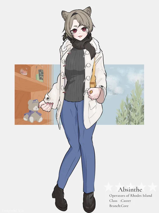 冬服アブサント#アークナイツ 