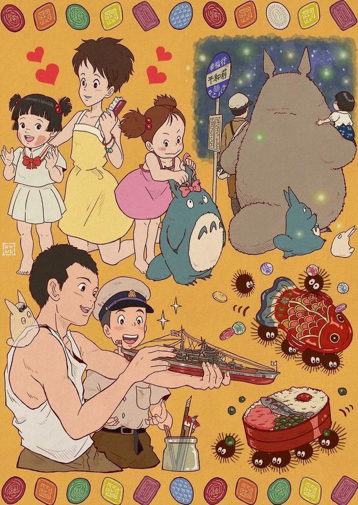anime_'s tweet photo. Ghibli crossover illustration by @/joutaro195 https://t.co/JVY5hbPAjT