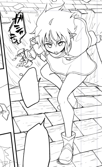 新刊のシコリティにはきっと関係しないであろう導入で、あえてトフィーさんのカッコいいところを頑張って描こうとするなどしています
エロ漫画だっつの 