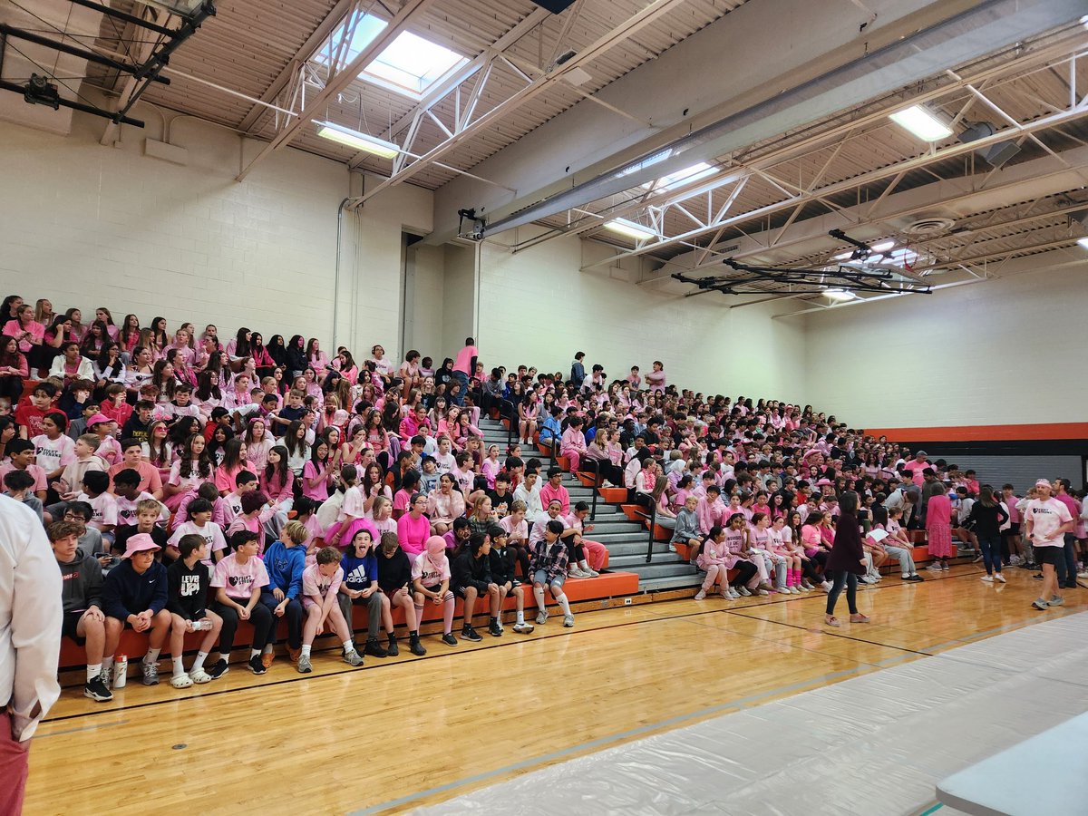 Just for one day, we are changing our school colors from orange to Pink! #pinkout <a href="/CBSDSchools/">Central Bucks SD</a>