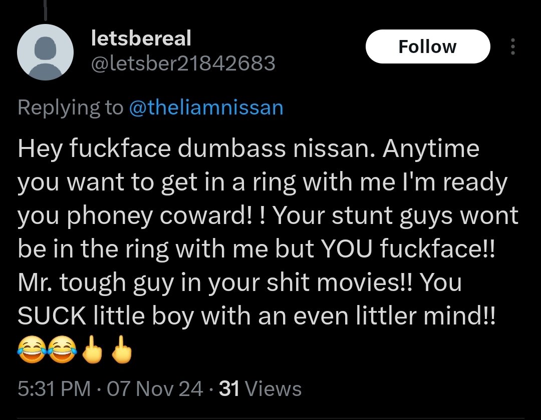 Liam Nissan™ tweet media