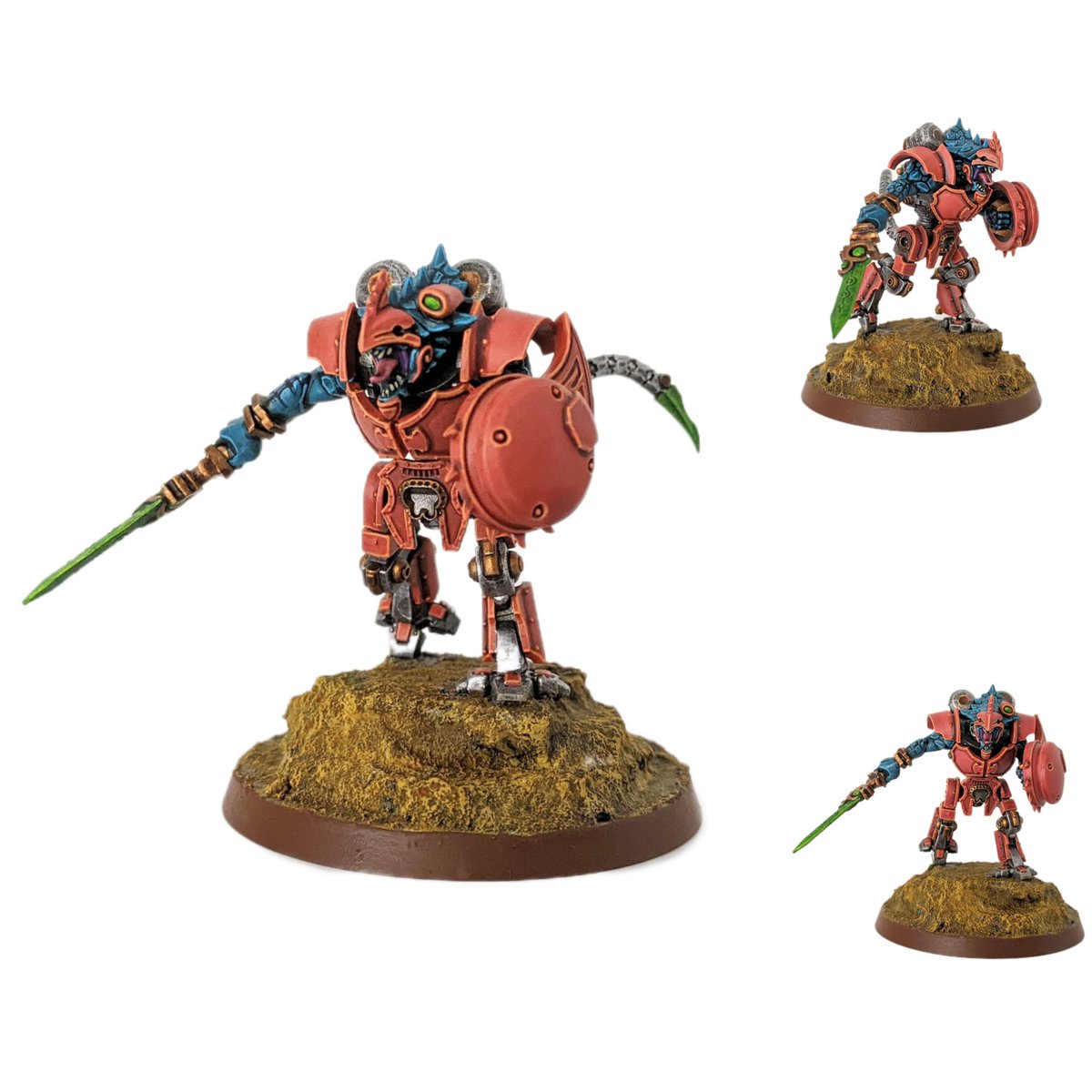 Natman1982's tweet photo. One Einhyr Champion proxy for my Space Slann army.
One step closer to the finished army
#PaintingWarhammer #WarhammerCommunity #FinishedFriday @warhammer #warhammer40k https://t.co/AwaPxKUXzA