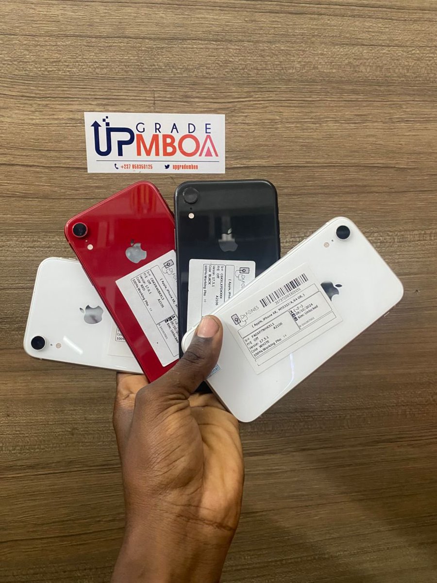UpgradeMboa's tweet photo. #UpgradeFamily LES VENTES DU WEEK-END CONTINUENT 🔥🔥🔥

PRODUIT-1( IPHONE 11-64Gb)

🔋: 86% 

💵 : 135.000Fcfa  

PRODUIT-2( IPHONE Xr-64Gb)

🔋: 85-95%

💵 : 100.000Fcfa  

📍Boutique nº E-1-4 (boutique située au 
CENTRE COMMERCIAL SALIGNY sis à Bonamoussadi https://t.co/mJ2NYg6LX1