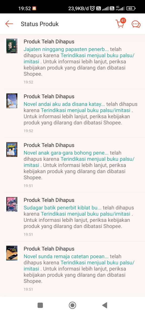 YanPrastyan's tweet photo. Kriteria imitasi / palsu algoritma mu bagaimana ya? Barang dijamin original malah begini... Tapi yang bener2 palsu dibiarin beredar @ShopeeCare @sho https://t.co/XaxfiGZIF0