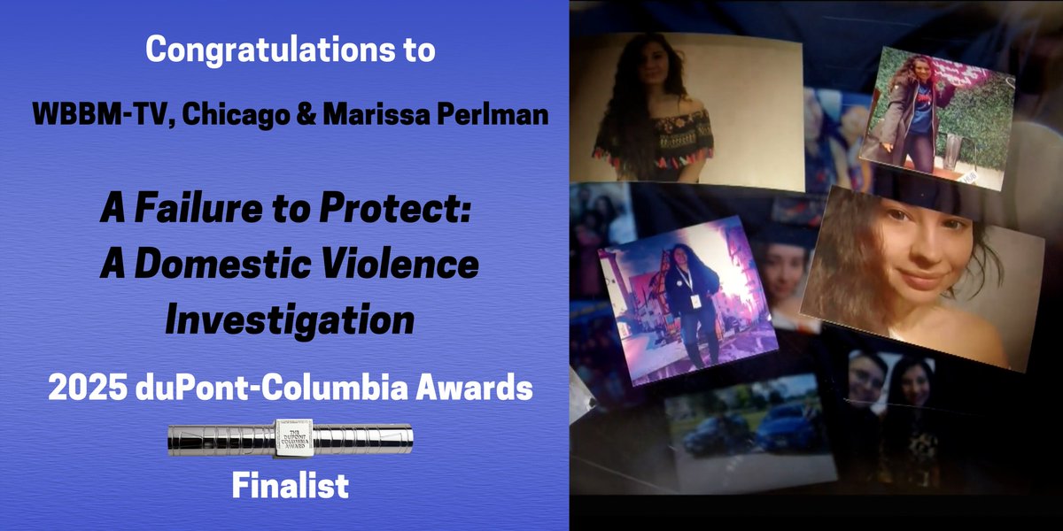 Marissa Perlman (@mperlmannews) on Twitter photo It is an honor to be a duPont finalist. This was a true partnership with Investigative Producer extraordinaire <a href="/myoungermancbs2/">Michele Youngerman</a>. I'm so blessed to work with her. We are just getting started-but this one is for all of the survivors in Chicago and beyond. <a href="/columbiajourn/">Columbia Journalism School</a> #duPont2025 It is an honor to be a duPont finalist. This was a true partnership with Investigative Producer extraordinaire <a href="/myoungermancbs2/">Michele Youngerman</a>. I'm so blessed to work with her. We are just getting started-but this one is for all of the survivors in Chicago and beyond. <a href="/columbiajourn/">Columbia Journalism School</a> #duPont2025