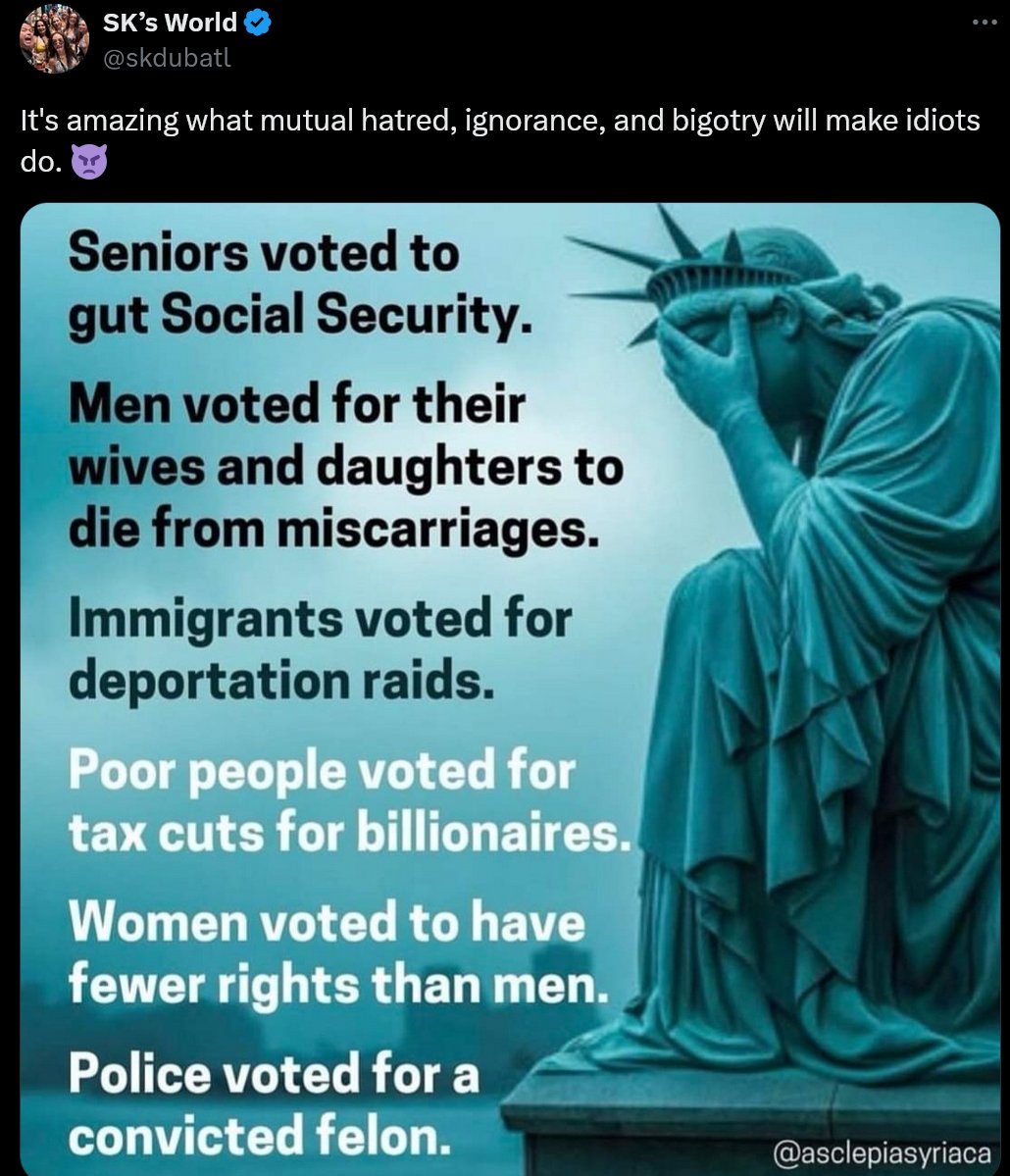 dark5ide2's tweet photo. If you don't by into the obvious narrative from the election that america is a country full of racists well maybe this is more your lane. https://t.co/x1D04gsG7R
