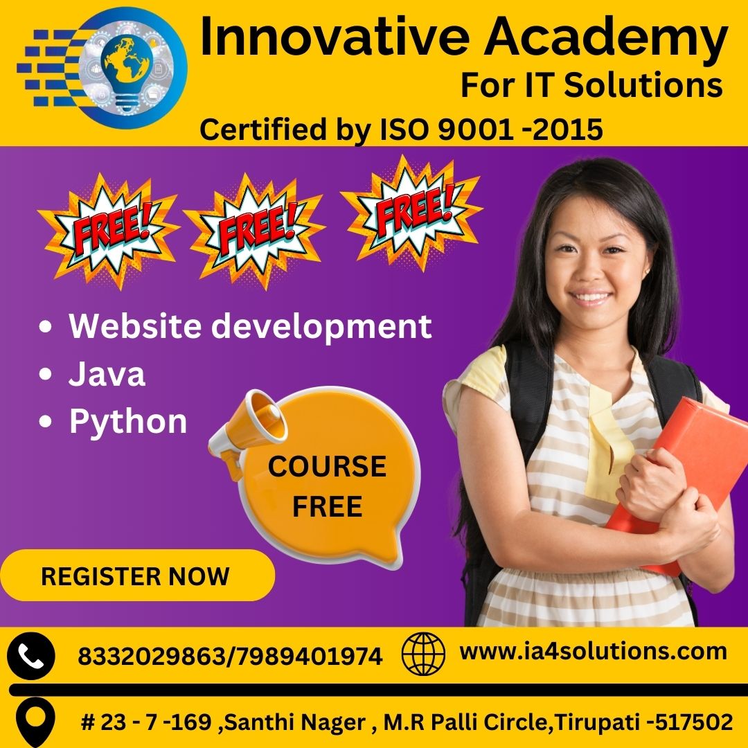 ia4solution's tweet image. #fullstackdevelopment #wackycodes #itcareer #jobsinmp #it #phpframeworks #careergap #reactjsdevelopment #pythondjangoappdevelopment #magento #academicprojects #flutterappdevelopment #automationtesting #softwaretraining #placement #digitalmarketing #learndigitalmarketingonline