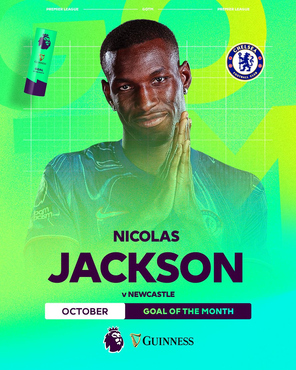 premierleague's tweet image. Capping off a fine move, Nicolas Jackson 👏