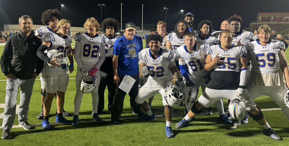 JJ Owens (@coachjjo) on Twitter photo So proud of my guys!! Showed up last night with a “lunch pail”mentality and went to WORK! 570 total yards of offense! 341 yards rushing against the districts top rated D! Most importantly, a huge W for the seniors! Go Dawgs! #NDG <a href="/Kickslide/">Tony Gagliano Johnson -Texas AD, RAA</a> <a href="/coach_jaredshaw/">Jared Shaw</a> <a href="/CoachEvans57/">Mike Evans</a> So proud of my guys!! Showed up last night with a “lunch pail”mentality and went to WORK! 570 total yards of offense! 341 yards rushing against the districts top rated D! Most importantly, a huge W for the seniors! Go Dawgs! #NDG <a href="/Kickslide/">Tony Gagliano Johnson -Texas AD, RAA</a> <a href="/coach_jaredshaw/">Jared Shaw</a> <a href="/CoachEvans57/">Mike Evans</a>