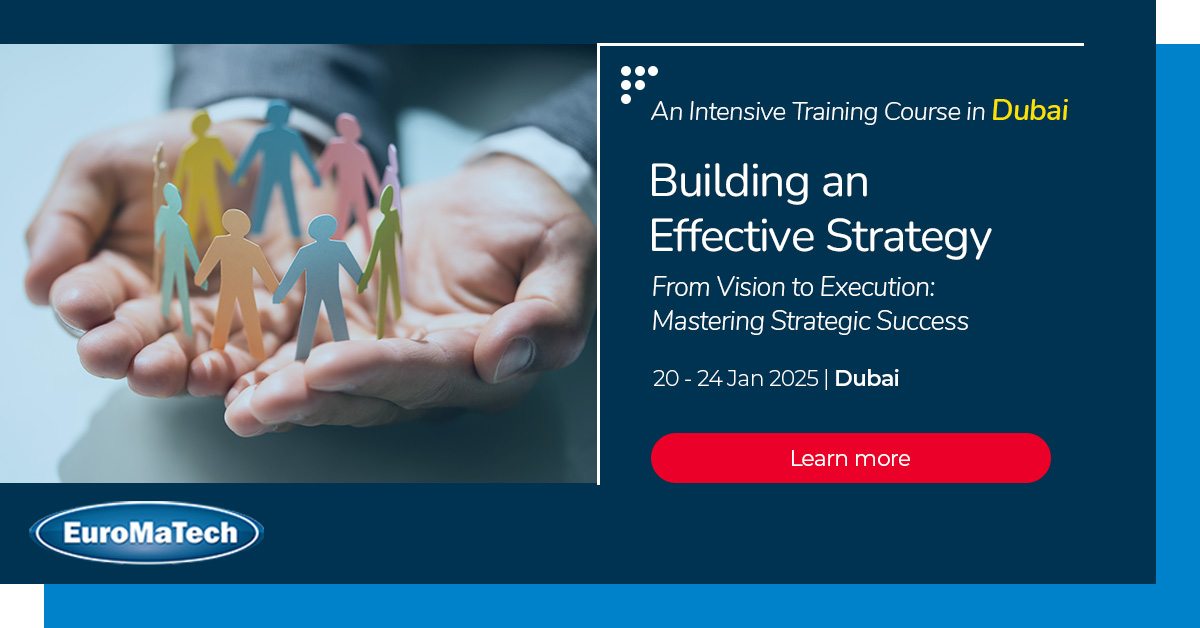 euromatech's tweet image. Building an Effective Strategy

Register today!
euromatech.com/course/buildin…

#strategicplanning #effectivestrategy #businessstrategy #leadershipdevelopment #organizationalsuccess #strategicmanagement #euromatech
