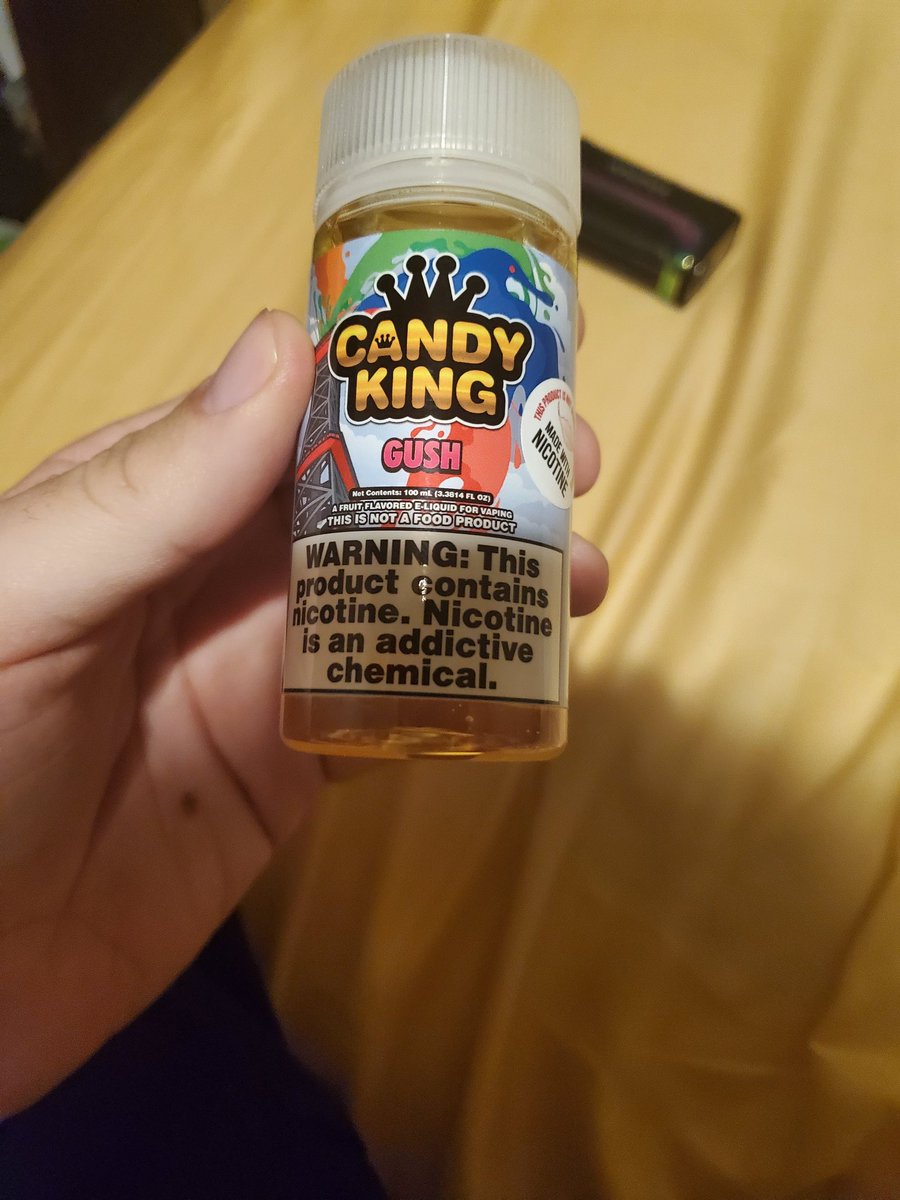 WhatTheHaps_'s tweet photo. Haven't tried this flavor yet 😋 #vape #vapes #eliquid #candyking https://t.co/oMJXoRsiLU