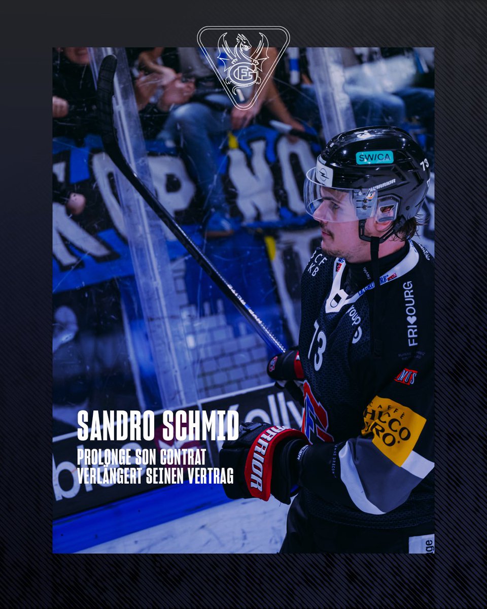 Le HC Fribourg-Gottéron SA a le plaisir d’annoncer la prolongation du contrat de Sandro Schmid pour une année supplémentaire.
-
Die HC Fribourg-Gottéron AG freut sich, die Verlängerung des Vertrags von Sandro Schmid um ein weiteres Jahr bekannt zu geben.
-
bit.ly/Sandro_Schmid_…