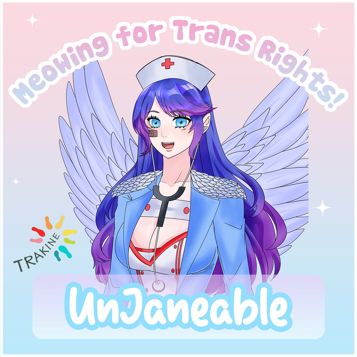 Ich bin Teilnehmerin bei Meowing For Trans Rights!🌈

Am 13.11. -23.11. findet ein Charity-Event statt, wo wir Spenden für trans Kinder &amp; Jugendliche für Trakine sammeln &amp; ich bin dabei! Bitte helft uns, etwas Hoffnung zu verbreiten! 
Wo? - twitch.tv/nyuuniverse