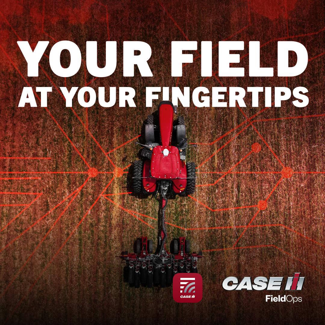 DPEPrecision's tweet image. The new all-in-one FieldOps™ mobile app stores information from your entire connected fleet, providing one streamlined platform for all your equipment, no matter the color.
 Learn more: ow.ly/l7tS50TeOuN
 #precisionAg #caseih #OntAg