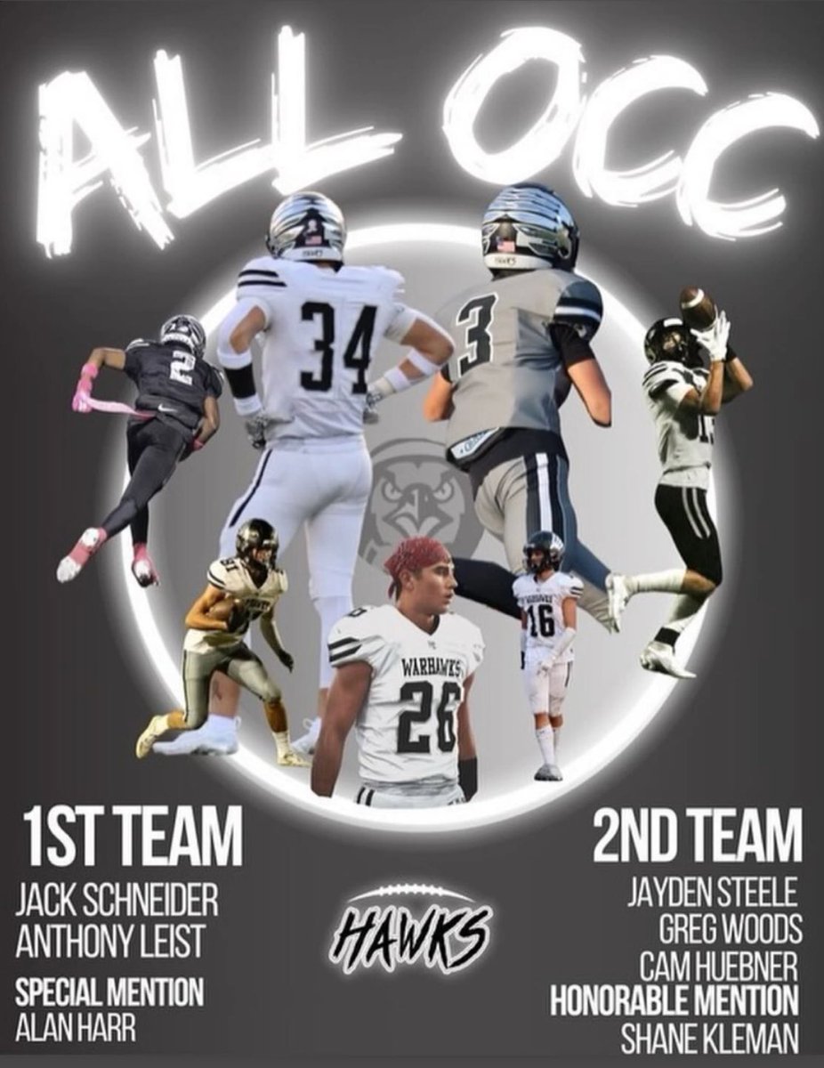 Josh Franke (@coach_franke) on Twitter photo Congratulations to our guys making All OCC!!!
<a href="/jsteele1003/">Jayden Steele</a> <a href="/Jack118527/">Jack Schneider</a> <a href="/CameronCHuebner/">Cam Huebner ‘27</a> <a href="/Anthony_Leist/">Anthony Leist</a> Shane Kleman <a href="/alanharr16/">Alan Harr</a> <a href="/GregWoods55/">Greg Woods</a> Congratulations to our guys making All OCC!!!
<a href="/jsteele1003/">Jayden Steele</a> <a href="/Jack118527/">Jack Schneider</a> <a href="/CameronCHuebner/">Cam Huebner ‘27</a> <a href="/Anthony_Leist/">Anthony Leist</a> Shane Kleman <a href="/alanharr16/">Alan Harr</a> <a href="/GregWoods55/">Greg Woods</a>