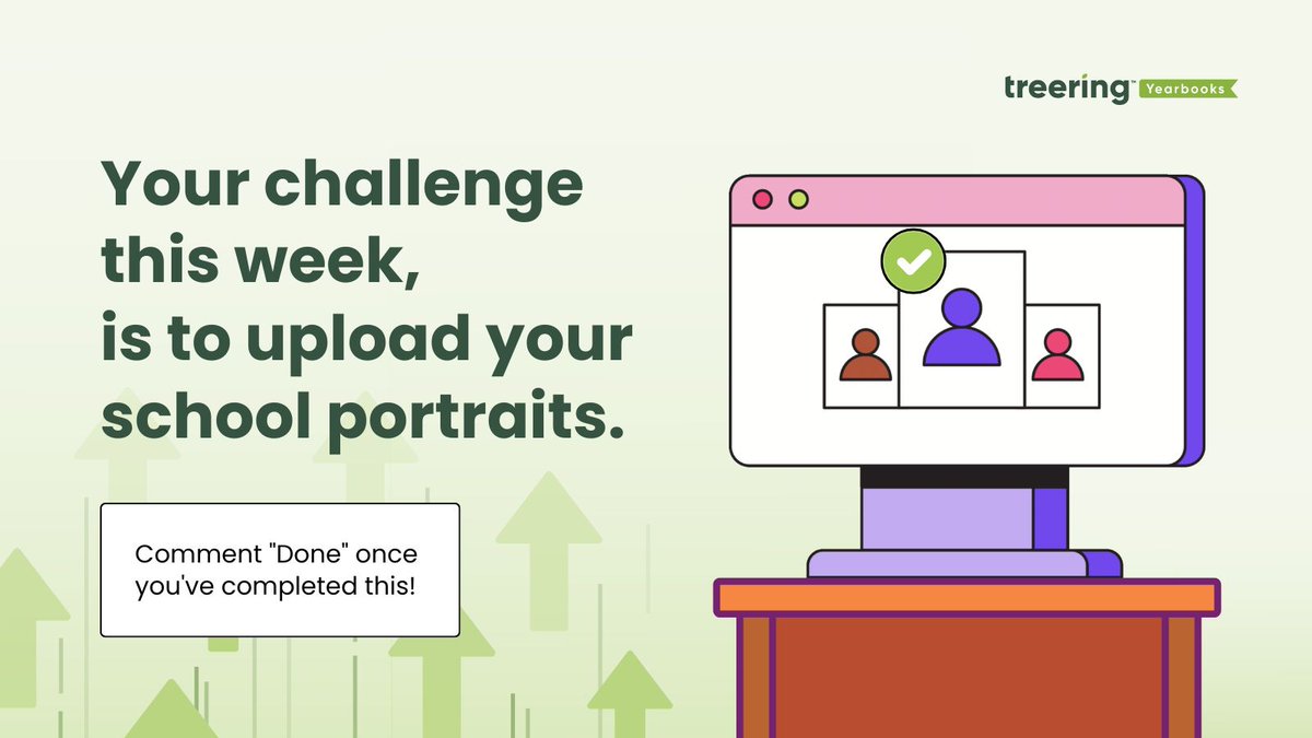 Let us know where you stand on your school portraits. Have you uploaded these yet? Or is it on your to-do list? 
Comment "Done" once you've uploaded your school portraits!

#schoolportraits #pictureday #yearbook #students #photos #schoolphotos