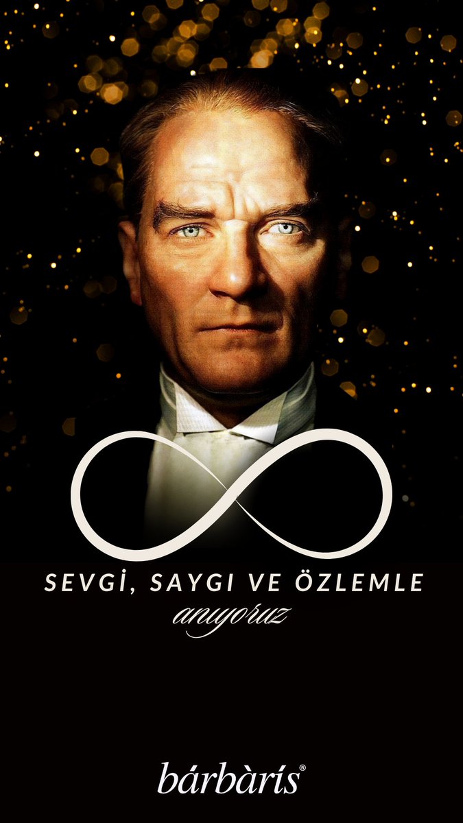 Ulu Önder Mustafa Kemal Atatürk'ü saygı, minnet ve özlemle anıyoruz. Onun çizdiği yolda ilerlerken, azmi, vizyonu ve değerleriyle geleceğe ilham olmaya devam ediyoruz.  #SonsuzMinnet #Atatürk #10Kasım