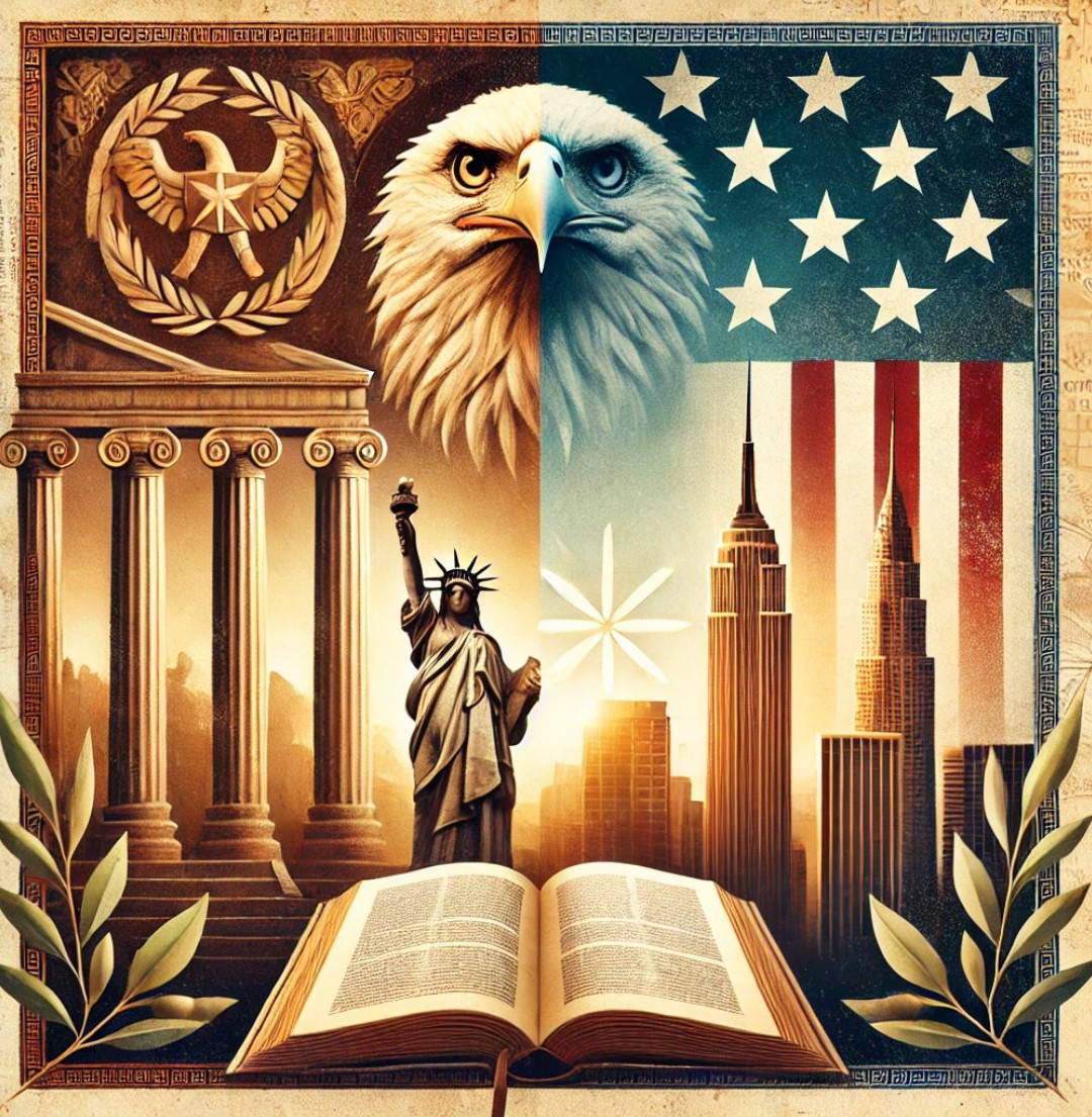 MrCodeToast's tweet image. Reading Asimov&apos;s Foundation got me thinking: Are we seeing history repeat itself? Rome’s vast reach, ‘civilizing’ mission, internal turmoil… sound familiar? 🏛️➡️🇺🇸 Maybe our fascination with Roman stories is really about seeing ourselves in their rise—and maybe their fall.