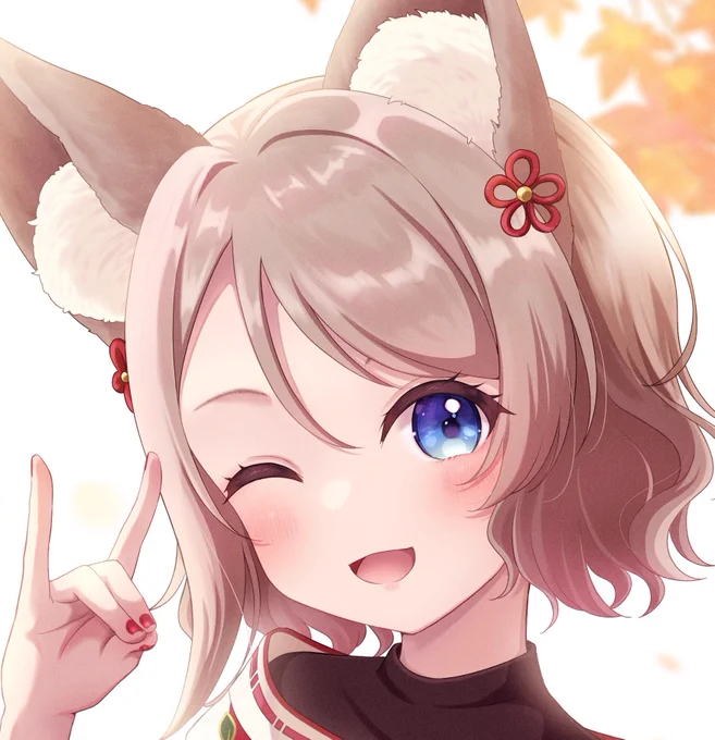 春名みやびさんの和服×けもみみ合同に曜ちゃんで参加させていただきましたよろしくお願いします! 