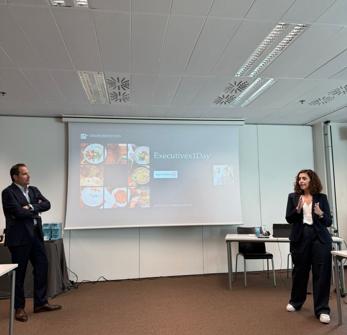 JaimeOzores's tweet photo. 🚀 Extraordinarias jornadas de #Executivex1Day con #Serunion en el marco del Proyecto #CONEXT de #EliorGroup.
 
📌 Dos días increíbles de formación en #Liderazgo y Toma de Decisiones para los jóvenes talentos de la Compañía 💼✨ 

@CEOX1day @odgersberndtson https://t.co/wYUFCqmwiw