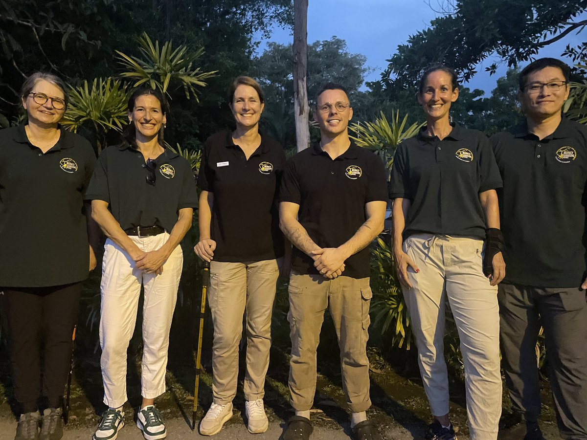 AMcKenzieFCDO's tweet photo. Excited to join 🐵 Guarding 🇧🇳 on a 🐵 walk as part of my journey towards becoming a 🐵 guard. We observed &amp; learned about macaques, to support our mission of helping humans and 🙉 live in harmony. Huge admiration for the team, whose dedication helps protect 🇧🇳biodiversity. https://t.co/rXDptrpuwL