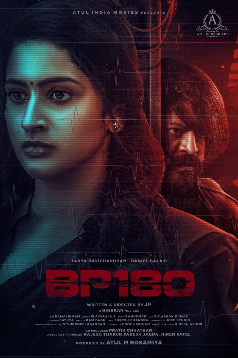 Revealing the Most Awaited  first look poster of our South Tamil Movie Produced under our Banner *Atul India Movies* This is also our tribute to Late *Daniel Balaji* as BP180 was his Last Movie 💐🙏