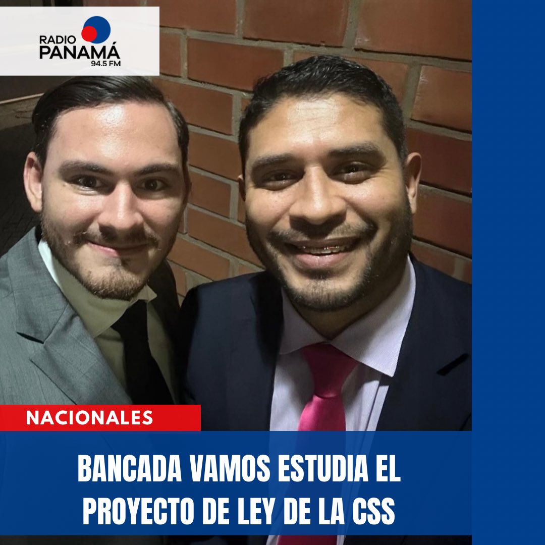 #Nacionales | Los diputados de la bancada VAMOS comparten en redes sociales que desde ayer ya están analizando el proyecto de ley que propuso el ejecutivo para salvar la Caja de Seguro Social. 

#RadioPanamá
